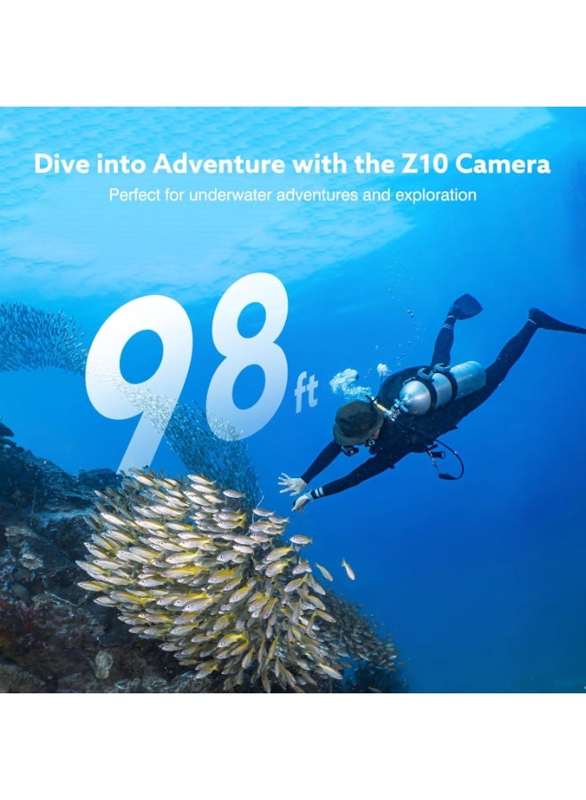 BlueFire Ultimate 4K Wearable Mini Action Camera - Thumb-Sized 36g Body Cam with Magnetic Mount, 30m Waterproof, 150 Min Battery, Wi-Fi, 170° Wide-Angle & Anti-Shake for Hands-Free Cycling, Diving, Vlogging, and Sports POV Recording - Image 5